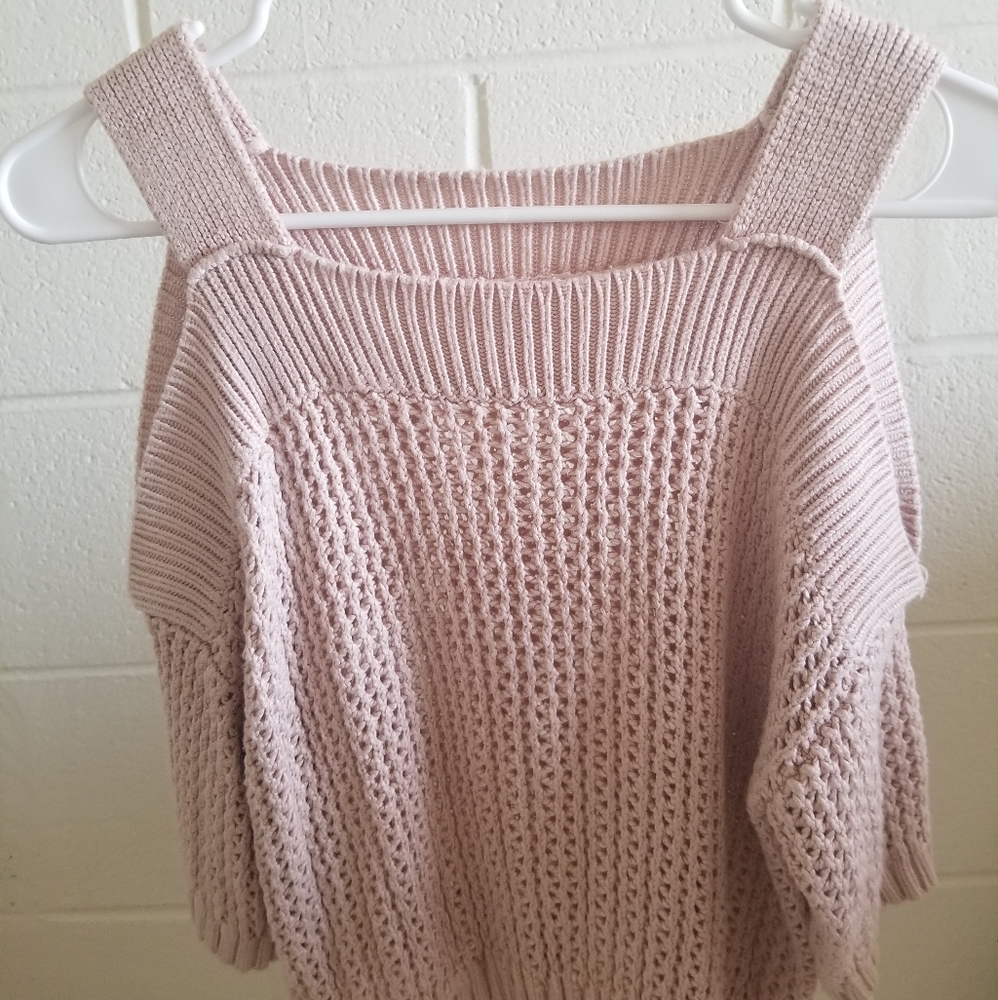 Off the shoulder sweater